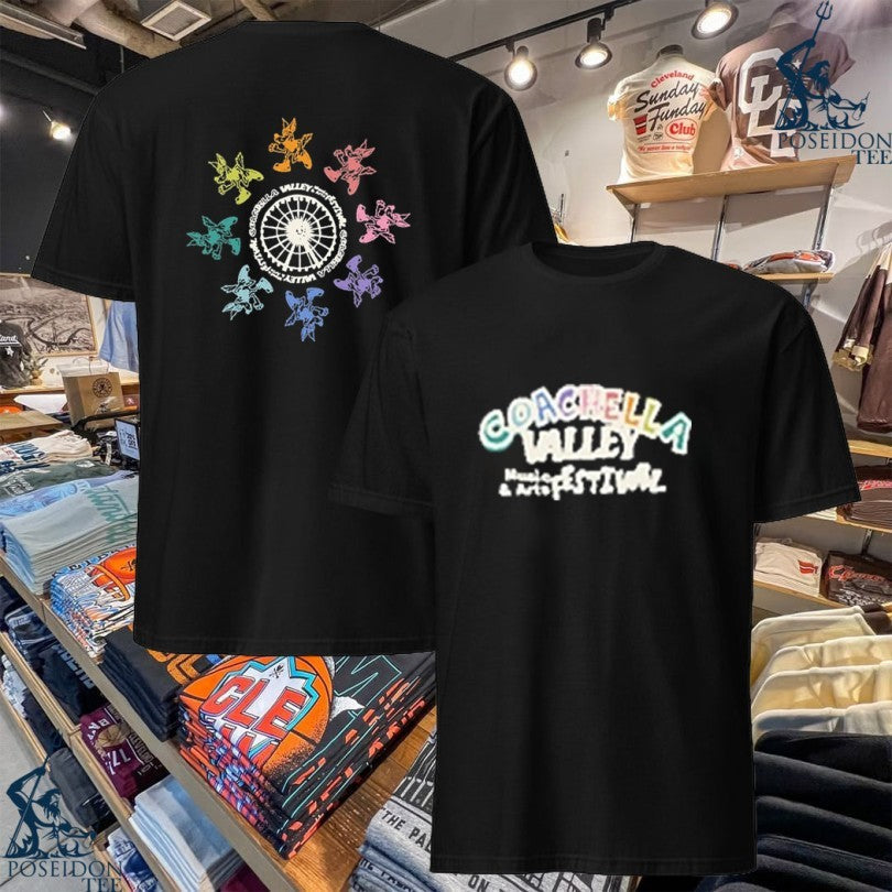Coachella Runnin' On Rainbows - Adult & Kids T-Shirts, Sweatshirts & Hoodies apparel design preview 1