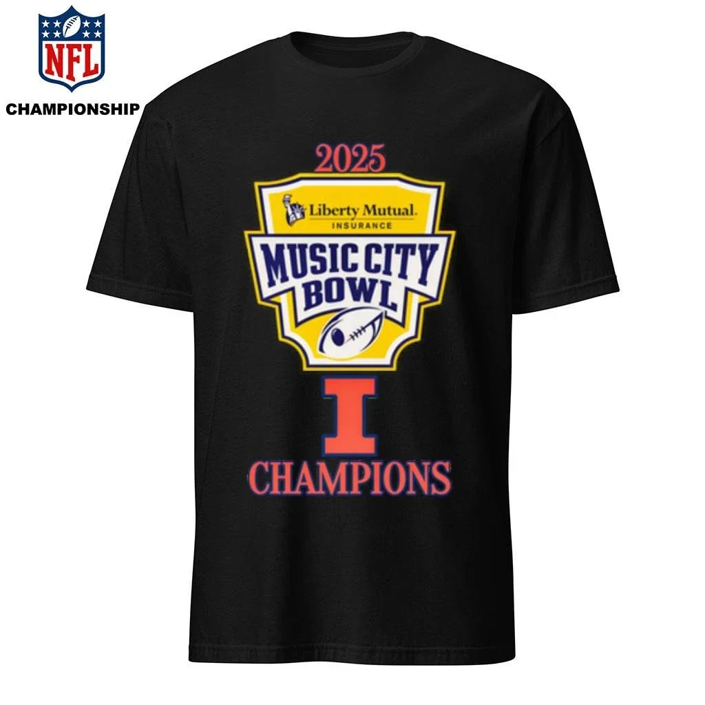Congrats Illinois Fighting Illini Champions 2025 - Adult & Kids T-Shirts, Sweatshirts & Hoodies apparel design preview 1