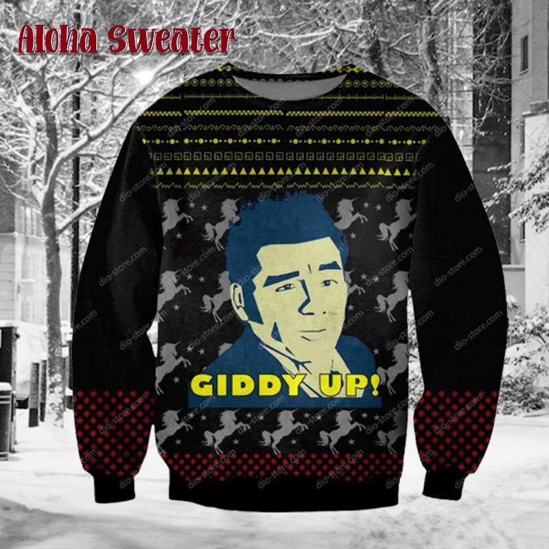 Serenity Now Seinfeld Ugly Christmas Sweater - Holiday Gift product image 4