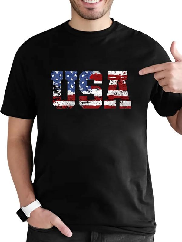 Cotton American Flag USA United States America US 4th - Adult & Kids T-Shirts, Sweatshirts & Hoodies apparel design preview 1