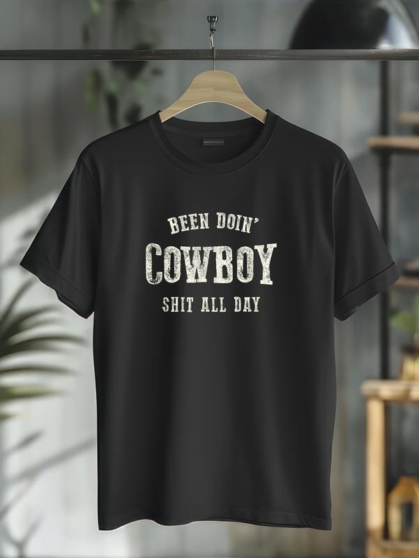 Cotton Been Doing Cowboy Stuff Western Rodeo American - Adult & Kids T-Shirts, Sweatshirts & Hoodies apparel design preview 1