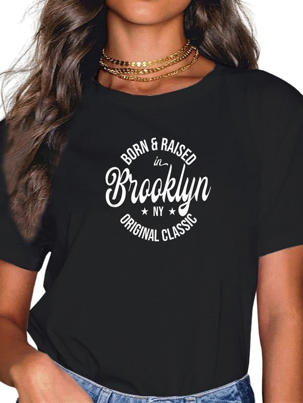 Cotton Born Raised Brooklyn Casual - Adult & Kids T-Shirts, Sweatshirts & Hoodies apparel design preview 1