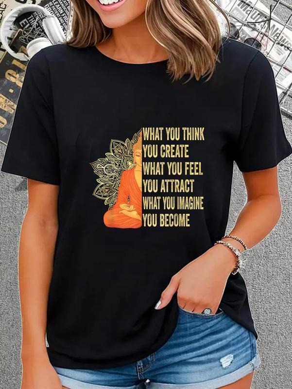 Cotton Buddha Meditation Law Attraction Casual - Adult & Kids T-Shirts, Sweatshirts & Hoodies apparel design preview 1
