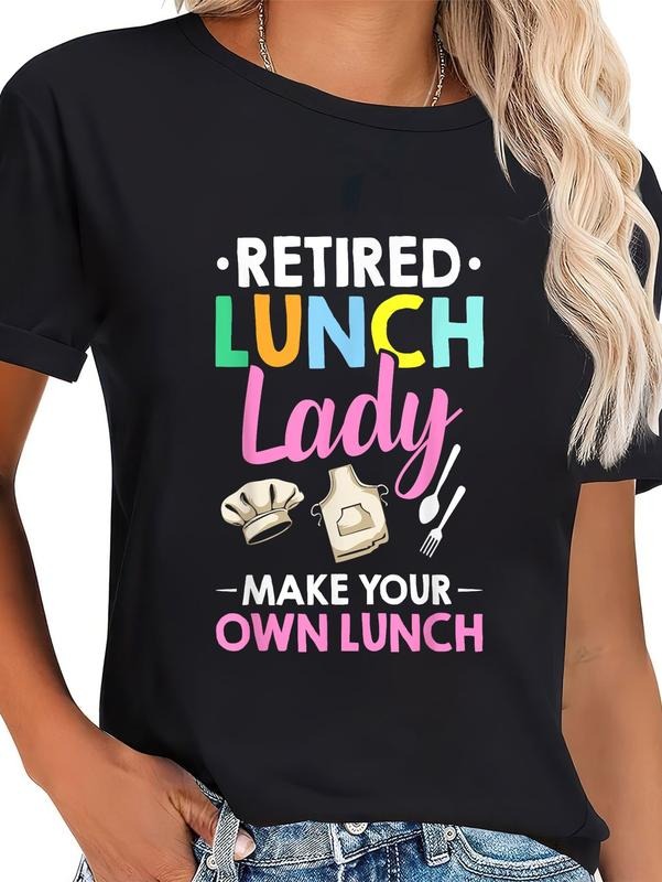 Cotton Cafeteria Worker Appreciation Retired Lunch - Adult & Kids T-Shirts, Sweatshirts & Hoodies apparel design preview 1