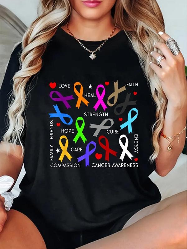 Cotton Cancer Awareness Fight Ribbons Casual - Adult & Kids T-Shirts, Sweatshirts & Hoodies apparel design preview 1