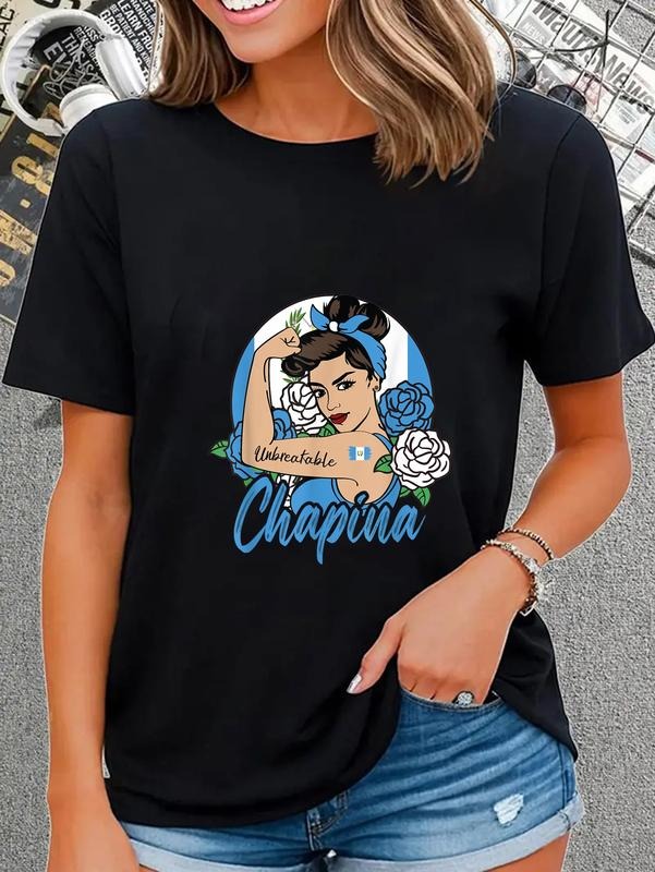 Cotton Chapina Guatemala Girl Guatemalan Mujer - Adult & Kids T-Shirts, Sweatshirts & Hoodies apparel design preview 1
