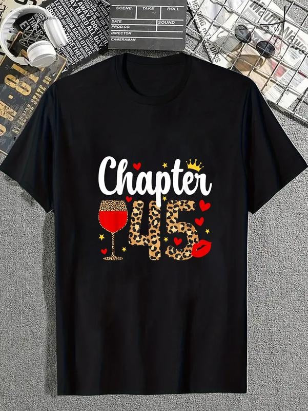 Cotton Chapter 45 Year Old 45th 'S My Bday Casual - Adult & Kids T-Shirts, Sweatshirts & Hoodies apparel design preview 1