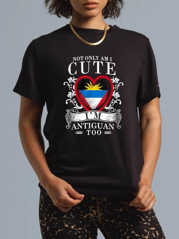 Cotton Cute Antiguan I Heart Antigua Barbuda Casual - Adult & Kids T-Shirts, Sweatshirts & Hoodies apparel design preview 1