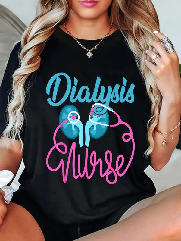 Cotton Dialysis Nurse Nephrology Nursing Team - Adult & Kids T-Shirts, Sweatshirts & Hoodies apparel design preview 1
