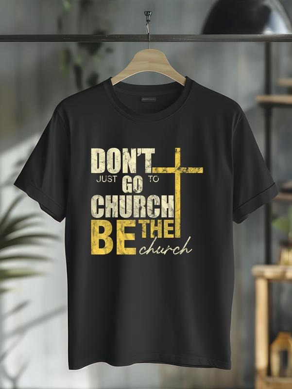 Cotton Don'T Just Go Church Be Cross Casual - Adult & Kids T-Shirts, Sweatshirts & Hoodies apparel design preview 1