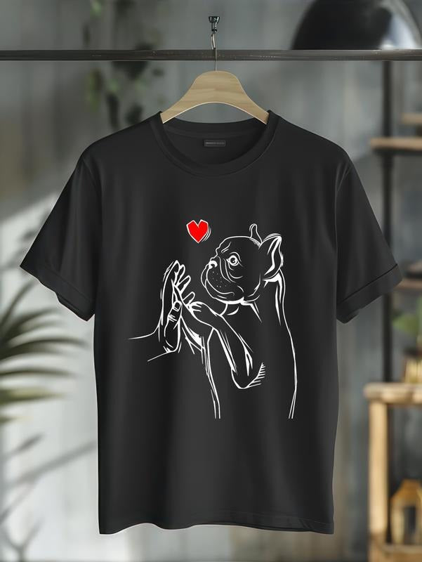 Cotton French Bulldog Frenchie Love Dog Mom Casual - Adult & Kids T-Shirts, Sweatshirts & Hoodies apparel design preview 1