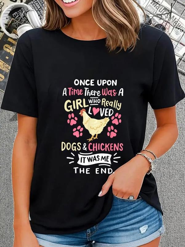 Cotton Funny Chicken Dog Lover Farmer Casual - Adult & Kids T-Shirts, Sweatshirts & Hoodies apparel design preview 1