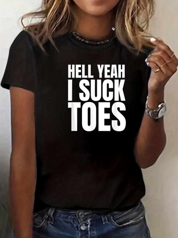 Cotton Funny Foot Sucking Toes Joke Hell Yeah I Suck - Adult & Kids T-Shirts, Sweatshirts & Hoodies apparel design preview 1
