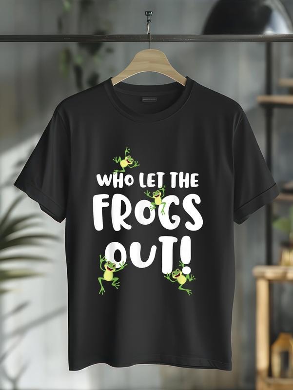 Cotton Funny Passover Who Let Frogs Out Jewish Seder - Adult & Kids T-Shirts, Sweatshirts & Hoodies apparel design preview 1