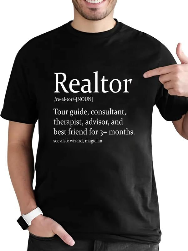 Cotton Funny Real Estate Agent Realtor Definition - Adult & Kids T-Shirts, Sweatshirts & Hoodies apparel design preview 1