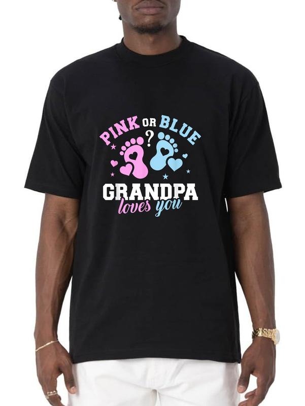Cotton Gender Reveal Grandpa Casual - Adult & Kids T-Shirts, Sweatshirts & Hoodies apparel design preview 1