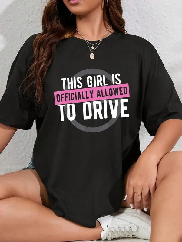 Cotton Girl Allowed Drive Student Driver License - Adult & Kids T-Shirts, Sweatshirts & Hoodies apparel design preview 1