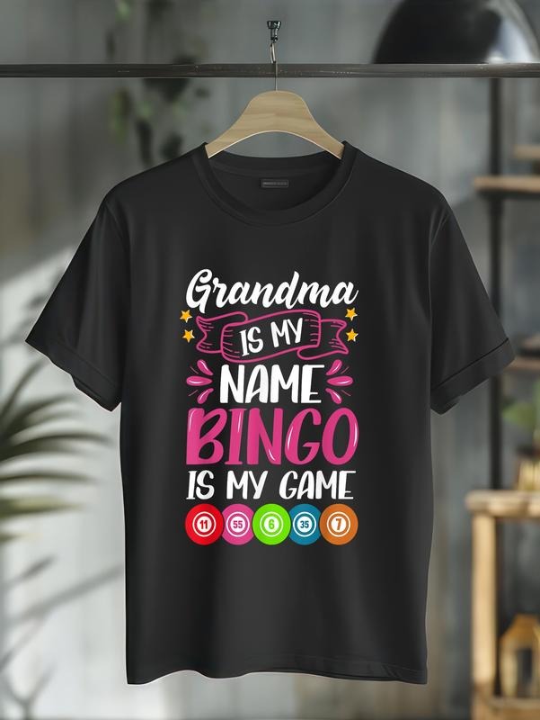 Cotton Grandma Bingo Player Funny Quote Casual - Adult & Kids T-Shirts, Sweatshirts & Hoodies apparel design preview 1