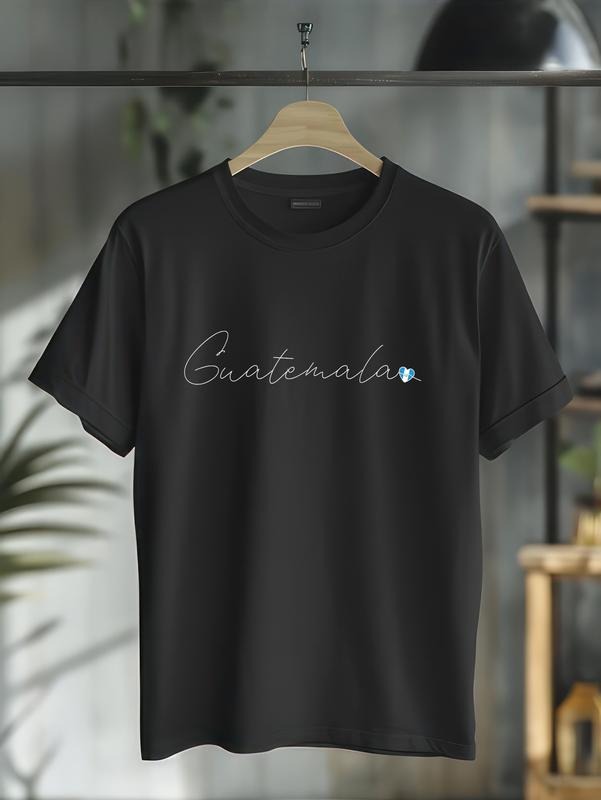 Cotton Guatemala Simple Love Guatemalan Flag Heart - Adult & Kids T-Shirts, Sweatshirts & Hoodies apparel design preview 1