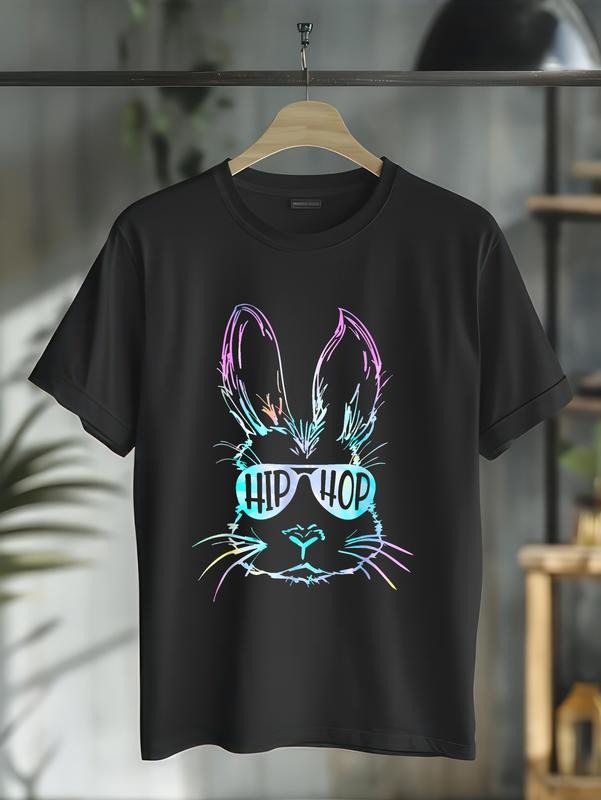 Cotton Hip Hop Happy Easter Bunny Face Sunglasses Boy - Adult & Kids T-Shirts, Sweatshirts & Hoodies apparel design preview 1