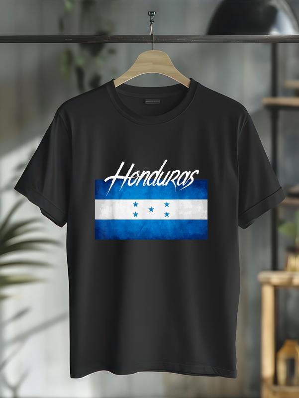 Cotton Honduras Flag Casual - Adult & Kids T-Shirts, Sweatshirts & Hoodies apparel design preview 1