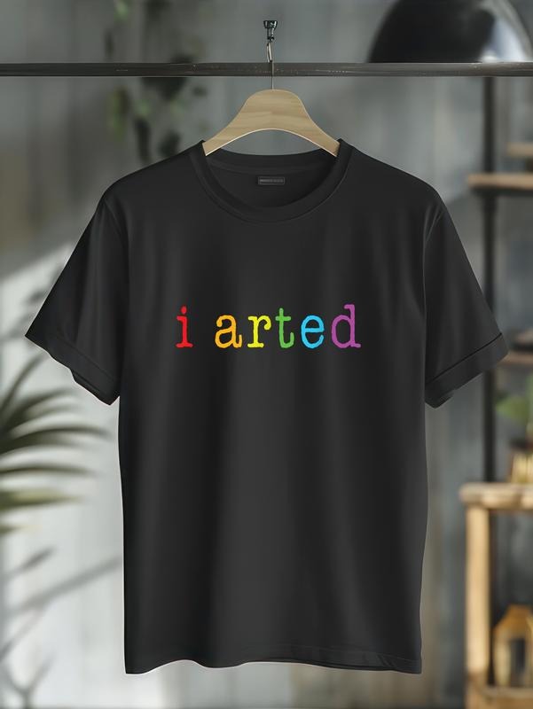 Cotton I Arted Funny Artist Casual - Adult & Kids T-Shirts, Sweatshirts & Hoodies apparel design preview 1