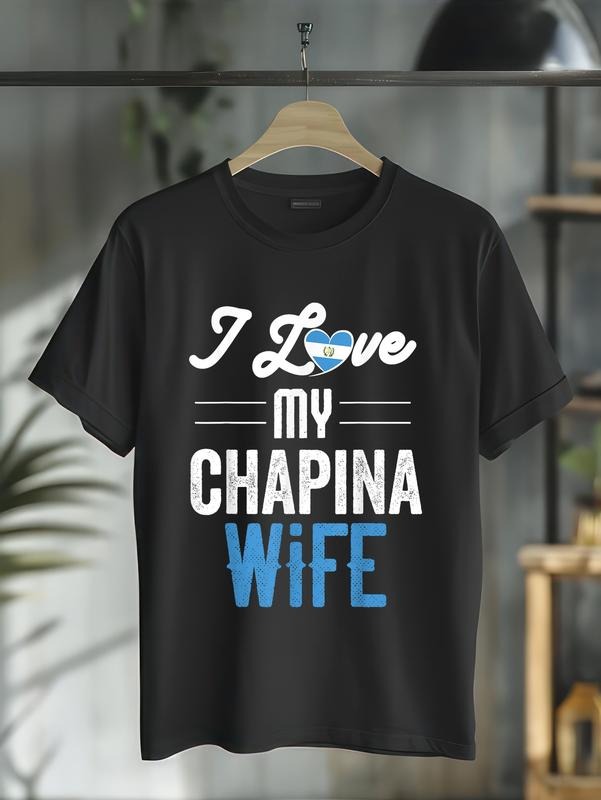 Cotton I Love My Chapina Wife Guatemalan Husband - Adult & Kids T-Shirts, Sweatshirts & Hoodies apparel design preview 1