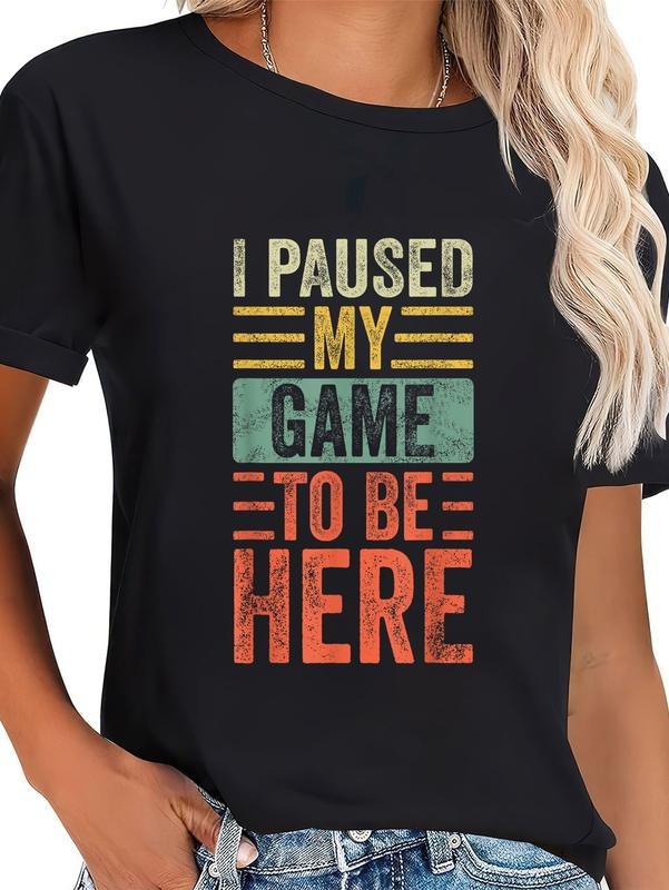 Cotton I Paused My Game Be Here Funny Retro Vintage - Adult & Kids T-Shirts, Sweatshirts & Hoodies apparel design preview 1