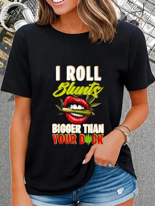 Cotton I Roll Blunts Bigger Than Your Duck Casual - Adult & Kids T-Shirts, Sweatshirts & Hoodies apparel design preview 1