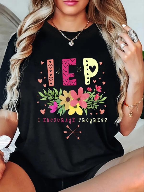 Cotton IEP I Encourage Progress Teacher Education - Adult & Kids T-Shirts, Sweatshirts & Hoodies apparel design preview 1
