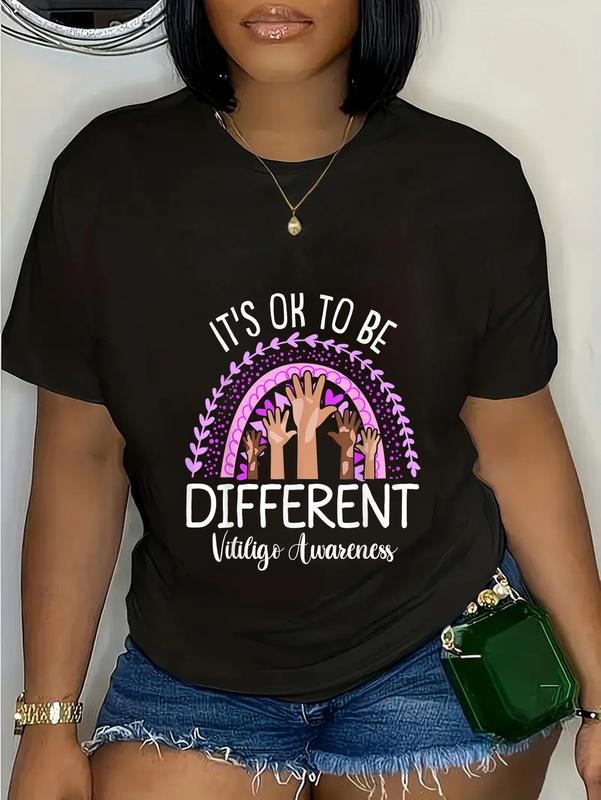 Cotton 'S Ok Be Different Vitiligo Awareness Casual - Adult & Kids T-Shirts, Sweatshirts & Hoodies apparel design preview 1