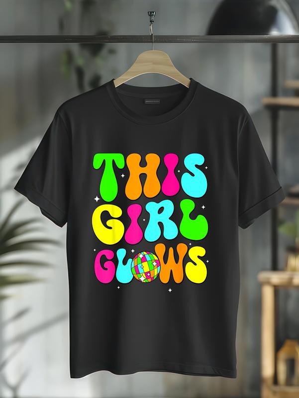 Cotton Let'S Glowing Crazy This Girl Team Party - Adult & Kids T-Shirts, Sweatshirts & Hoodies apparel design preview 1