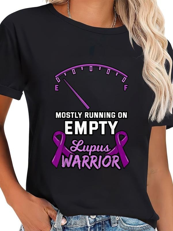 Cotton Lupus Warrior Fuel Gauge Low Energy Purple - Adult & Kids T-Shirts, Sweatshirts & Hoodies apparel design preview 1