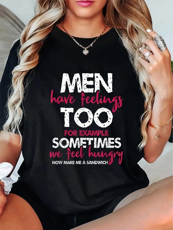 Cotton Humor Classic Fit Feelings Too Crew Neck Short - Adult & Kids T-Shirts, Sweatshirts & Hoodies apparel design preview 1