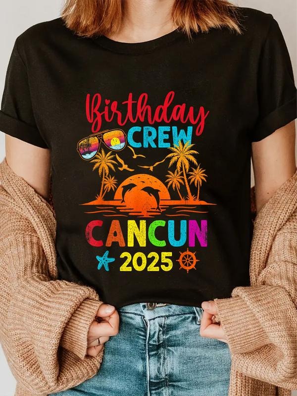 Cotton Mexico Crew Cancun Vacation 2025 Beach Trip - Adult & Kids T-Shirts, Sweatshirts & Hoodies apparel design preview 1