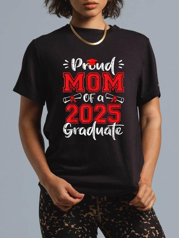 Cotton Mom Senior 2025 Proud Class Graduate Casual - Adult & Kids T-Shirts, Sweatshirts & Hoodies apparel design preview 1