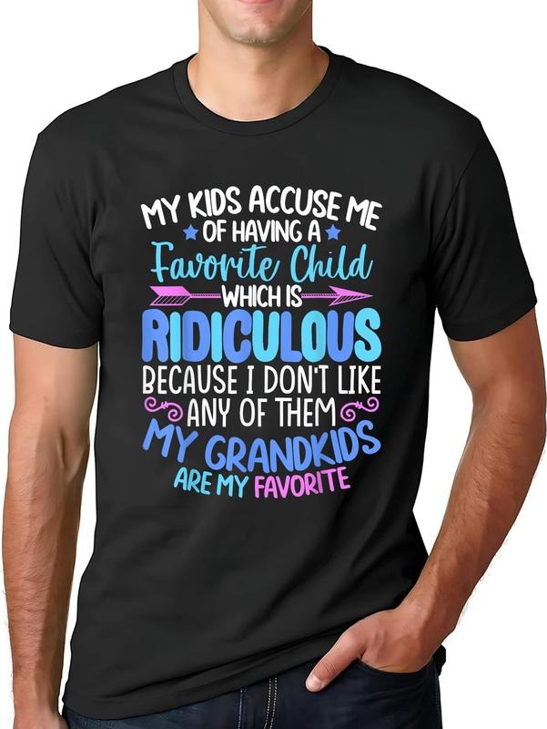 Cotton My Grandkids Are Favorite Funny Family Grandpa - Adult & Kids T-Shirts, Sweatshirts & Hoodies apparel design preview 1
