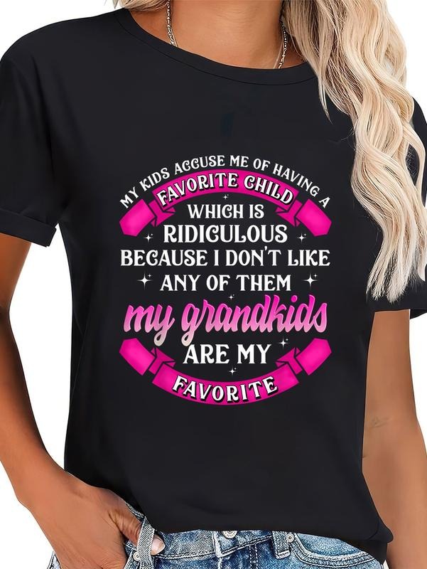 Cotton My Grandkids Are Favorite Funny Grandparents - Adult & Kids T-Shirts, Sweatshirts & Hoodies apparel design preview 1