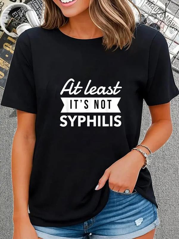 Cotton Not Syphilis Funny Post Surgery Gag Get Well - Adult & Kids T-Shirts, Sweatshirts & Hoodies apparel design preview 1