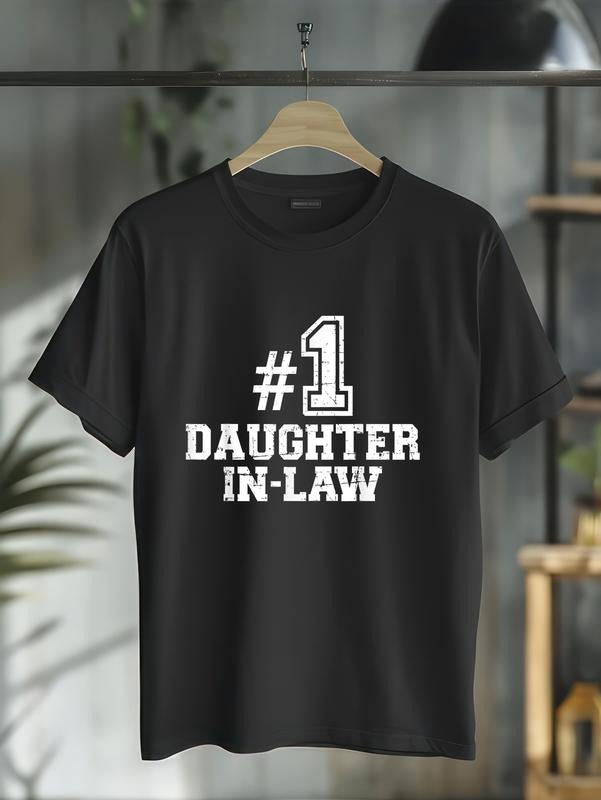 Cotton Number One 1 Daughter Law Casual - Adult & Kids T-Shirts, Sweatshirts & Hoodies apparel design preview 1