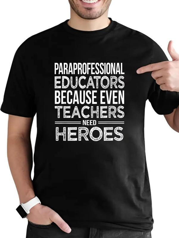 Cotton Paraprofessional Educators Funny Para Casual - Adult & Kids T-Shirts, Sweatshirts & Hoodies apparel design preview 1