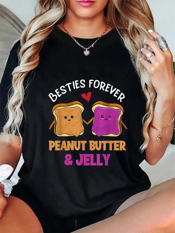 Cotton Peanut Butter Jelly Besties Forever Best - Adult & Kids T-Shirts, Sweatshirts & Hoodies apparel design preview 1