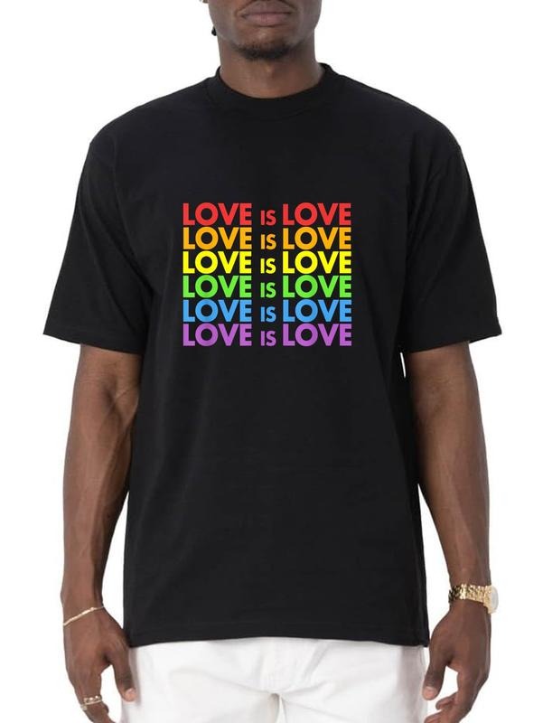 Cotton Pride March Rainbow LGBT Equality Love Is - Adult & Kids T-Shirts, Sweatshirts & Hoodies apparel design preview 1