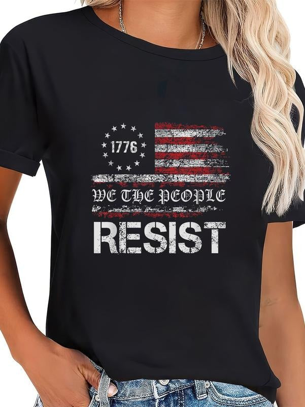 Cotton Resist Protest Anti Political US Flag We - Adult & Kids T-Shirts, Sweatshirts & Hoodies apparel design preview 1