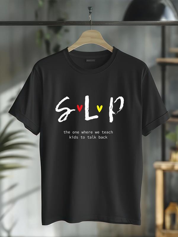 Cotton SLP Teacher Speech Language Pathologist Casual - Adult & Kids T-Shirts, Sweatshirts & Hoodies apparel design preview 1