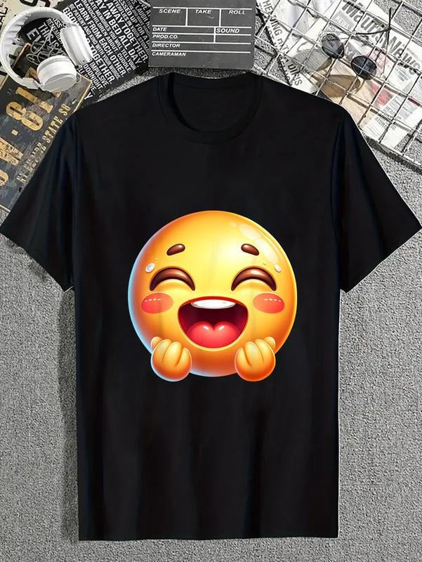 Cotton Smiling Excited Happy Cartoon Expression - Adult & Kids T-Shirts, Sweatshirts & Hoodies apparel design preview 1