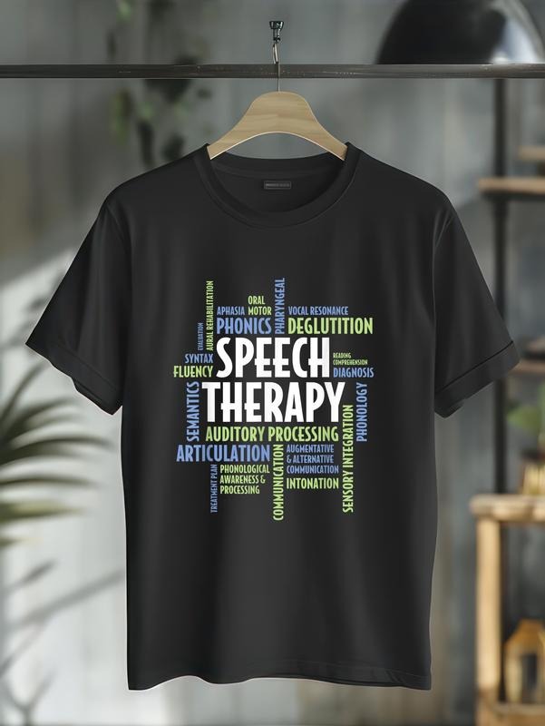 Cotton Speech Therapist SLP Language Pathologist - Adult & Kids T-Shirts, Sweatshirts & Hoodies apparel design preview 1