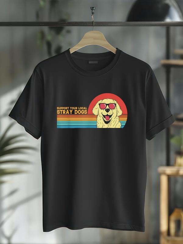 Cotton Support Your Local Stray Dogs Rescue Animal - Adult & Kids T-Shirts, Sweatshirts & Hoodies apparel design preview 1