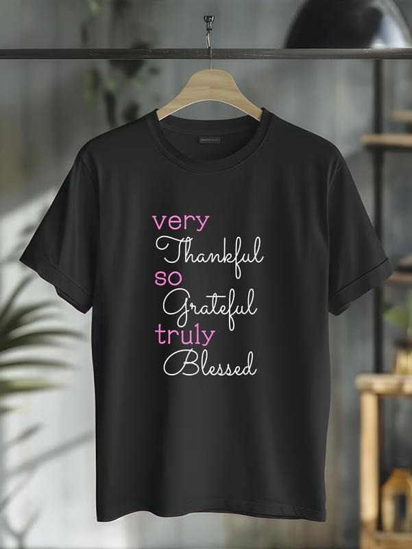 Cotton Thankful Grateful Blessed Positivity - Adult & Kids T-Shirts, Sweatshirts & Hoodies apparel design preview 1