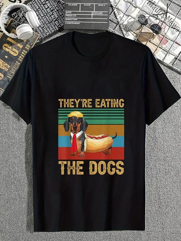 Cotton They'Re Eating Dogs Dachshund Weiner Dog Small - Adult & Kids T-Shirts, Sweatshirts & Hoodies apparel design preview 1
